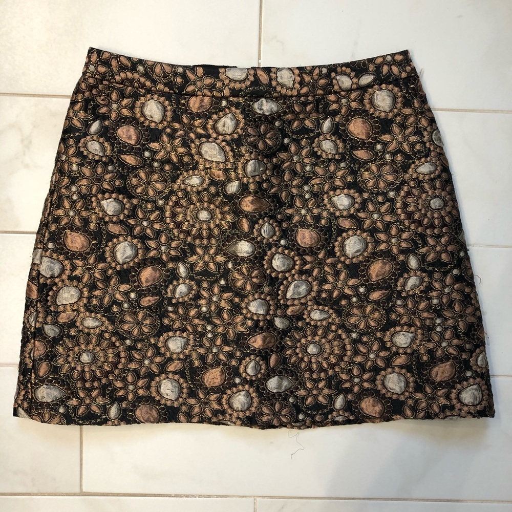 Alice and Olivia embroidered skirt